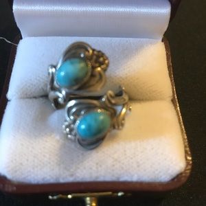 Beau Sterling bypass heart ring BoHo Chic